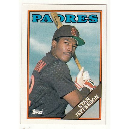 1988 Topps baseball card 223 Stan Jefferson