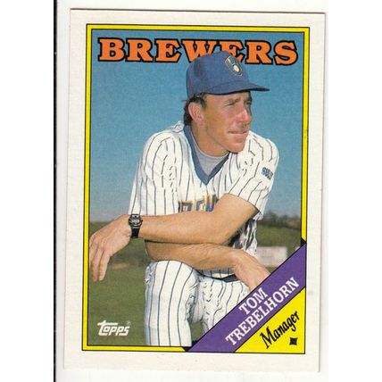 1988 Topps baseball card 224 Tom Trebelhorn MG