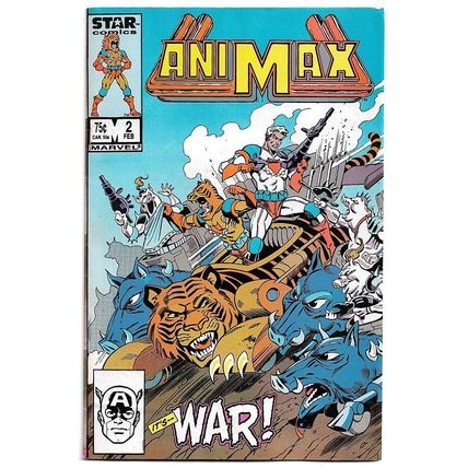 AniMax #2 (1987) *Star Comics / Tiger Trakker / Motor Mutants / Turbo Tiger*