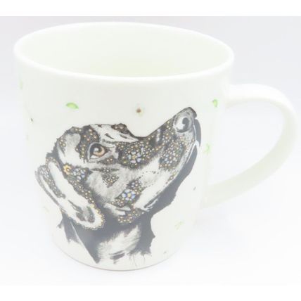 Black Labrador Dog Mug Fine China 9.5 CM Gift Drink Beverage Ceramic Home Decor