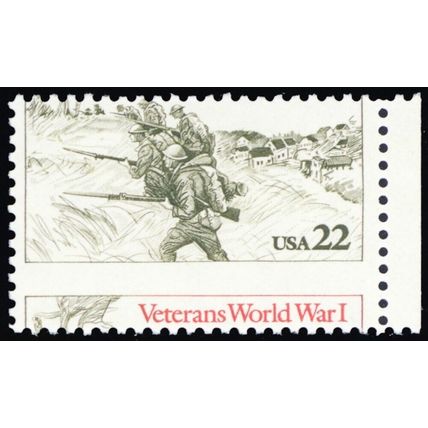 2154, Mint NH 22¢ With Perforation Shift Error - Stuart Katz