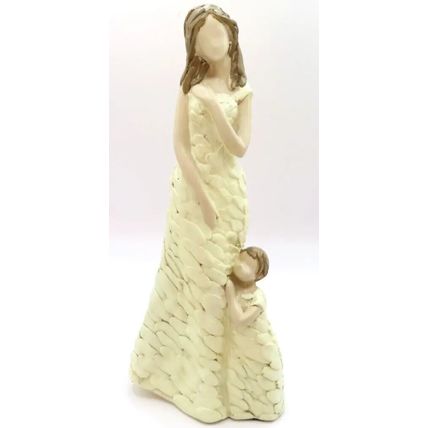Standing Mother & Child Figurine Ornament 21.5 CM Gift Home Decor Decoration