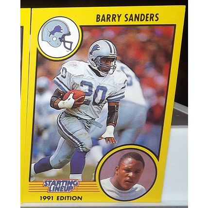 1991 Starting Lineup x 5 Anderson, Esiason, Okoye, Rice, Sanders