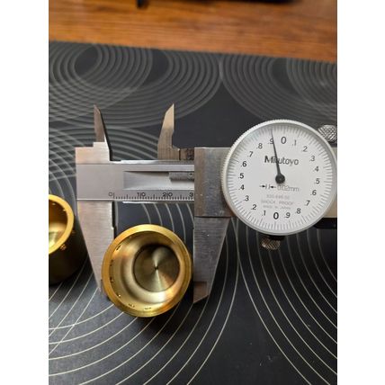 30*23mm Titanium Nitride coated caliper piston Nissin Brembo M40 M50 GP4-RX MS