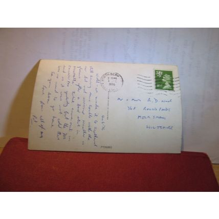 HERE'S TAE YE FRAE BONNIE SCOTLAND, used postcard 1976 pm =