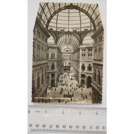 1943 postcard Galleria Umberto, Naples, Italy ref.1
