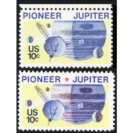 1556a, MNH XF 10¢ - Red & Dark Yellow Colors Omitted Error Stuart Katz