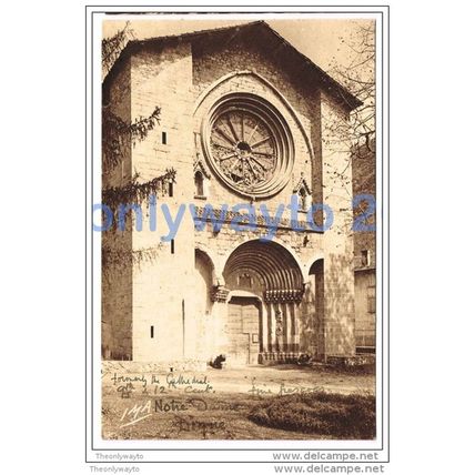 DIGNE LES BAINS, NOTRE DAME DU BOURG, FRANCE, c1920s?, Postcard