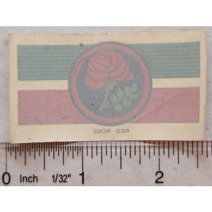 1933 Player's Boy Scout & Girl Guide Patrol Signs Emblems transfer 42 Red Rose