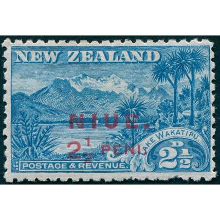 Niue 1902 2½d blue SG2 unused