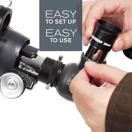 Celestron – Astromaster 70AZ Telescope – Refractor Telescope – Fully-Coated Glas