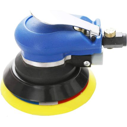 Professional Air Random Orbital Sander, Heavy Duty Dual Action Pneumatic Palm Sa