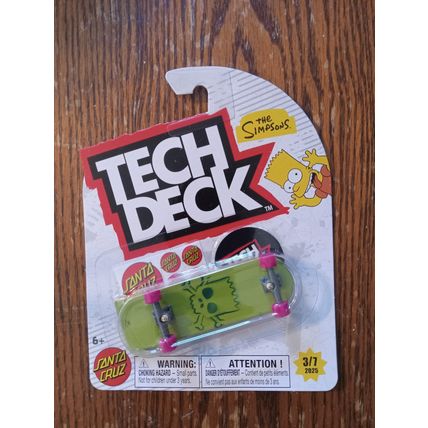 THE SIMPSONS Santa Cruz 2025 TECH DECK 96mm Fingerboard 3/7 Bart