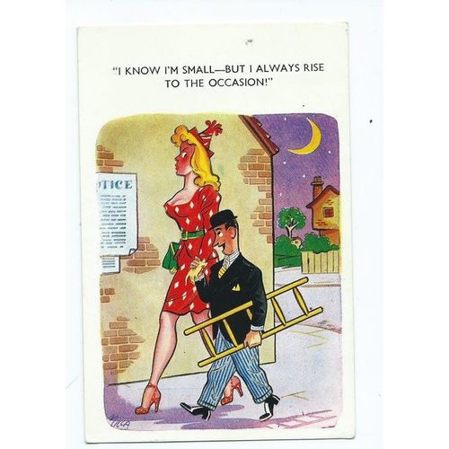 comic postcard artist signed milla jester comicard 1979 posted