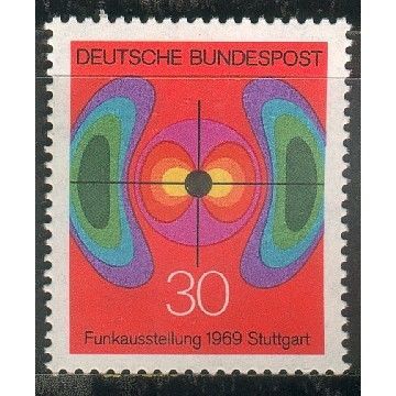 Germany 1969 - SG1498 - German Radio Exhibition, Stuttgart (unused)
