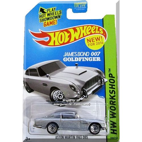 Hot Wheels - Aston Martin 1963 DB5: HW Workshop 2014 - HW All Stars #200/250