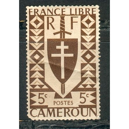 Cameroun 1942 - SG 193 - 5c Free French Issue MH