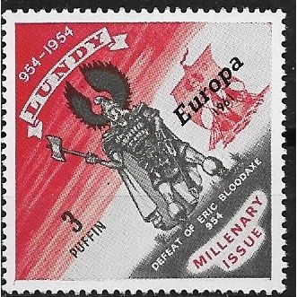 LUNDY 1961 Europa Overprint - 3 Puffin - MNH (**)
