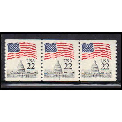 2115a 22c U.S. Flag Fine MNH PNC 1/3 PA2502