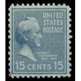 Used 820 15c James Buchanan Fine M08034