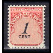 J89 1c Postage Due Fine MNH Dry Gum KA0104