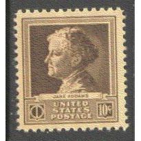 878 10c Jane Addams Fine MNH GA0417