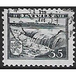 Mi 269: 35 s. black-blue 20th Anniv. of Independence, wmk. Wz 5 Y, p. 10:10¼