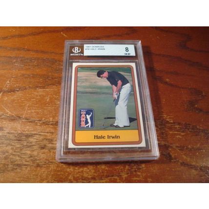 1981 Donruss, Graded Near Mint 8, HALE IRWIN, PGA Tour (B)