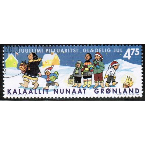 2002 Greenland Sc# 404 used - Christmas 4.75kr