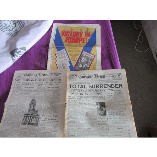 VICTORY IN EUROPE 40 years on The Evening News Portsmouth publication 1985