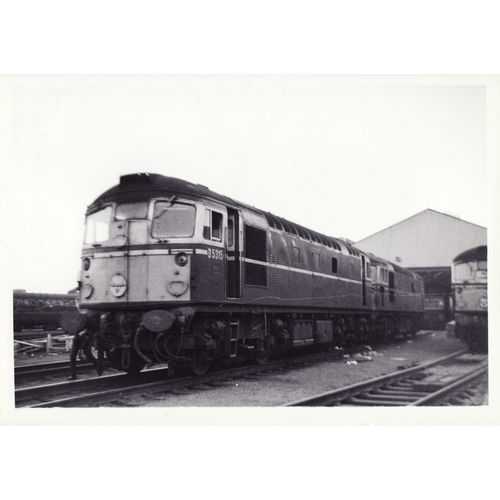 Railway Photo BR Class 26 D5315 D5319 Haymarket Shed 1966 Loco D1971 D5314