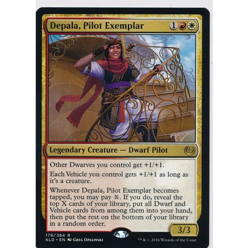 Magic the Gathering MTG Kaladesh 178/264 Depala, Pilot Exemplar