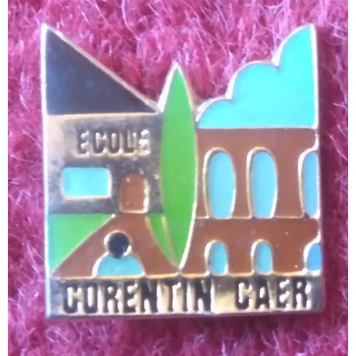 Pin Badge, Metal & Enamel: Ecole Corentin Caer