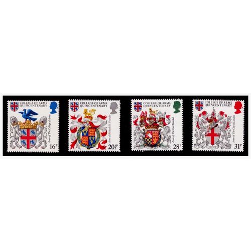 Great Britain 1984 College of Arms Stamps Set SG1236 - SG1239 MNH