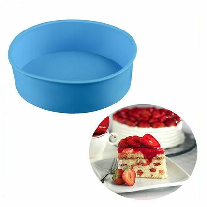 Quality 6 inch Silicone Round Cake Pan Tins Non-stick Baking Mould Bakeware Tray