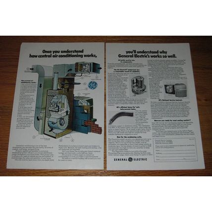 1972 General Electric Central Air Conditioning Ad - Once you understand