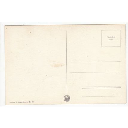 Switzerland Costume Map Postcard 407
