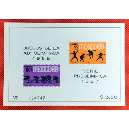 Mexico 983a-85a, C329a-31a MNH OLYMPICS Sports souvenir sheets ZAYIX 0208AM20