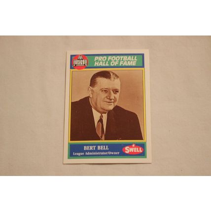 Bert Bell 1990 Swell Pro Football Hall of Fame NO. 2