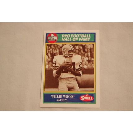 Willie Wood 1990 Swell Pro Football Hall of Fame NO. 36