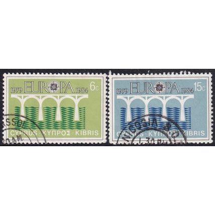 Cyprus 1984 SG 632-3 Used - Europa/CEPT (G-349 (2))