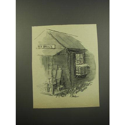 1956 Cartoon by Perry Barlow - Sea Breeze