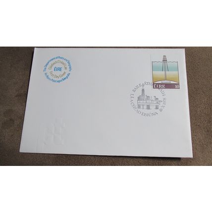 1978 Ireland postal FDC Cover - Oil / Gas Rig