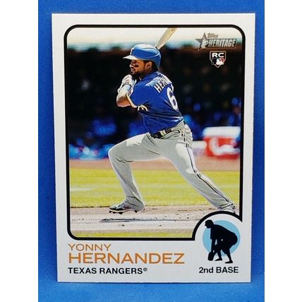 2022 Topps Heritage #79 Yonny Hernandez RC