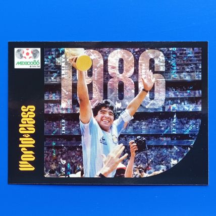Panini World Class 2024 Sticker No. 17 Argentina Winners 1986 Maradona