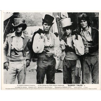BAWDY TALES 1973 Pier Paolo Pasolini 7 10x8 LOBBY CARDS