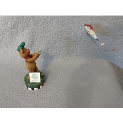 MAX THE BEAR KITE FLYER 1996 JIM SHORE ENESCO RESIN STATUE