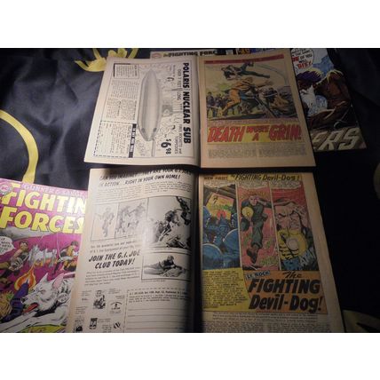 1959-1971 OUR FIGHTING FORCES LOT!! $65.00 obo!! These old Comics are in various