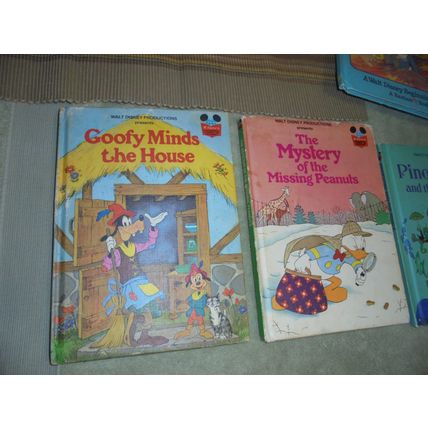 1970’s WALT DISNEY Hardcover Books Lot!! $50.00 Shipped! (These are very Heavy)!