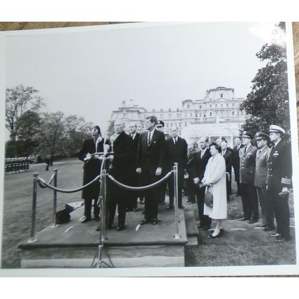 1962 President Kennedy welcomes Chancellor Adenauer, "father of the new Germany"